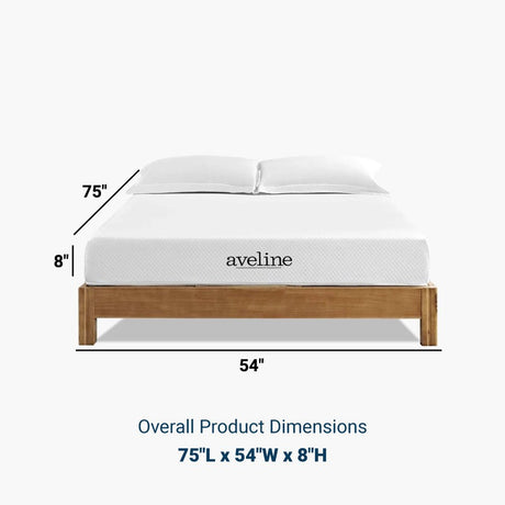 Aveline 8" Memory Foam Mattress with 10 Years Warranty - BUILDMYPLACE