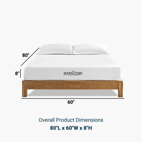 Aveline 8" Memory Foam Mattress with 10 Years Warranty - BUILDMYPLACE