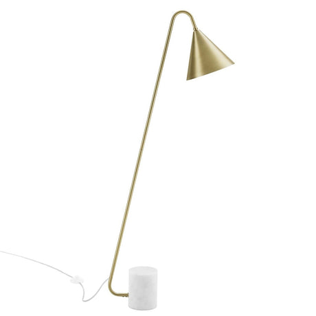 Ayla Marble Base Floor Lamp - BUILDMYPLACE