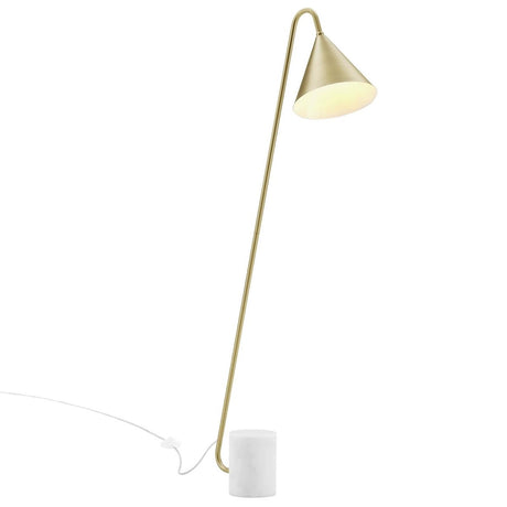 Ayla Marble Base Floor Lamp - BUILDMYPLACE
