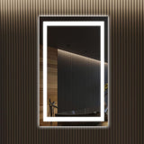 Backlit/Frontlit, Vanity Mirror with Lights, Touch Switch, Anti - Fog, Adjustable 3 - Color Temperature & Remembrance, CRI 90+, LED Mirror for Bathroom, Accord Style - BUILDMYPLACE