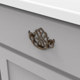 Backplate Pull 3 Inch Center to Center - Manor House Collection - BUILDMYPLACE