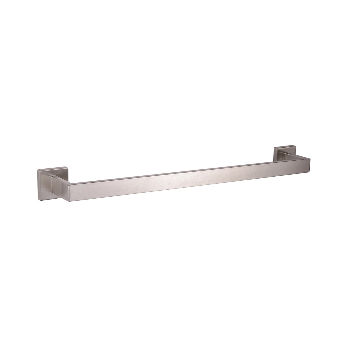 Bagno Lucido Stainless Steel 24" Towel Bar - Satin Nickel - BUILDMYPLACE