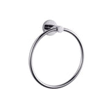 Bagno Nera Stainless Steel Towel Ring - Chrome - BUILDMYPLACE