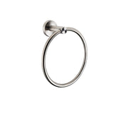 Bagno Nera Stainless Steel Towel Ring - Satin Nickel - BUILDMYPLACE