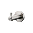 Bagno Nera Stainless Steel Wall Mount Bathroom Robe Hook in Satin Nickel - BUILDMYPLACE