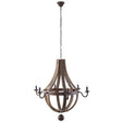 Ballista Chandelier, Antique Brass - BUILDMYPLACE