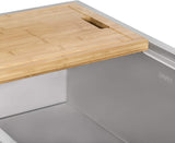 Bamboo Cutting Board for Ruvati Workstation Sinks - BUILDMYPLACE