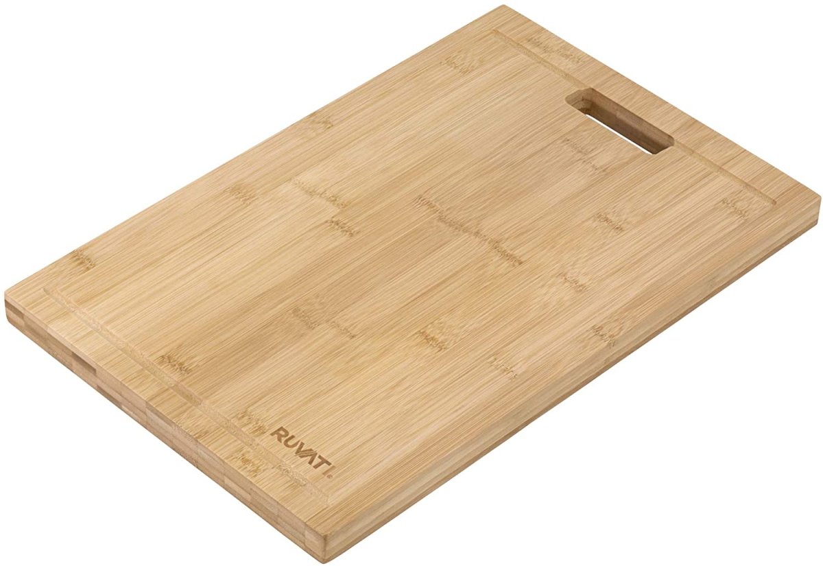 Bamboo Cutting Board for Ruvati Workstation Sinks - BUILDMYPLACE