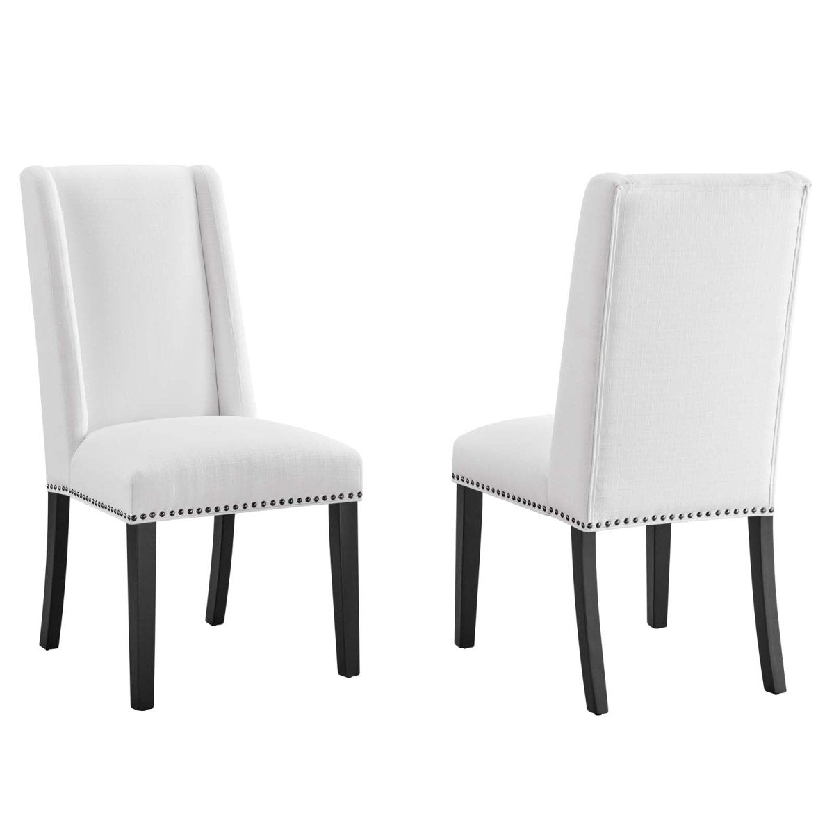 Baron Dining Chair Fabric Set of 2 - BUILDMYPLACE