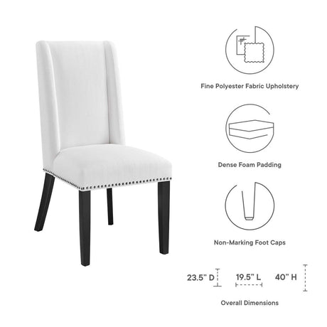 Baron Dining Chair Fabric Set of 2 - BUILDMYPLACE