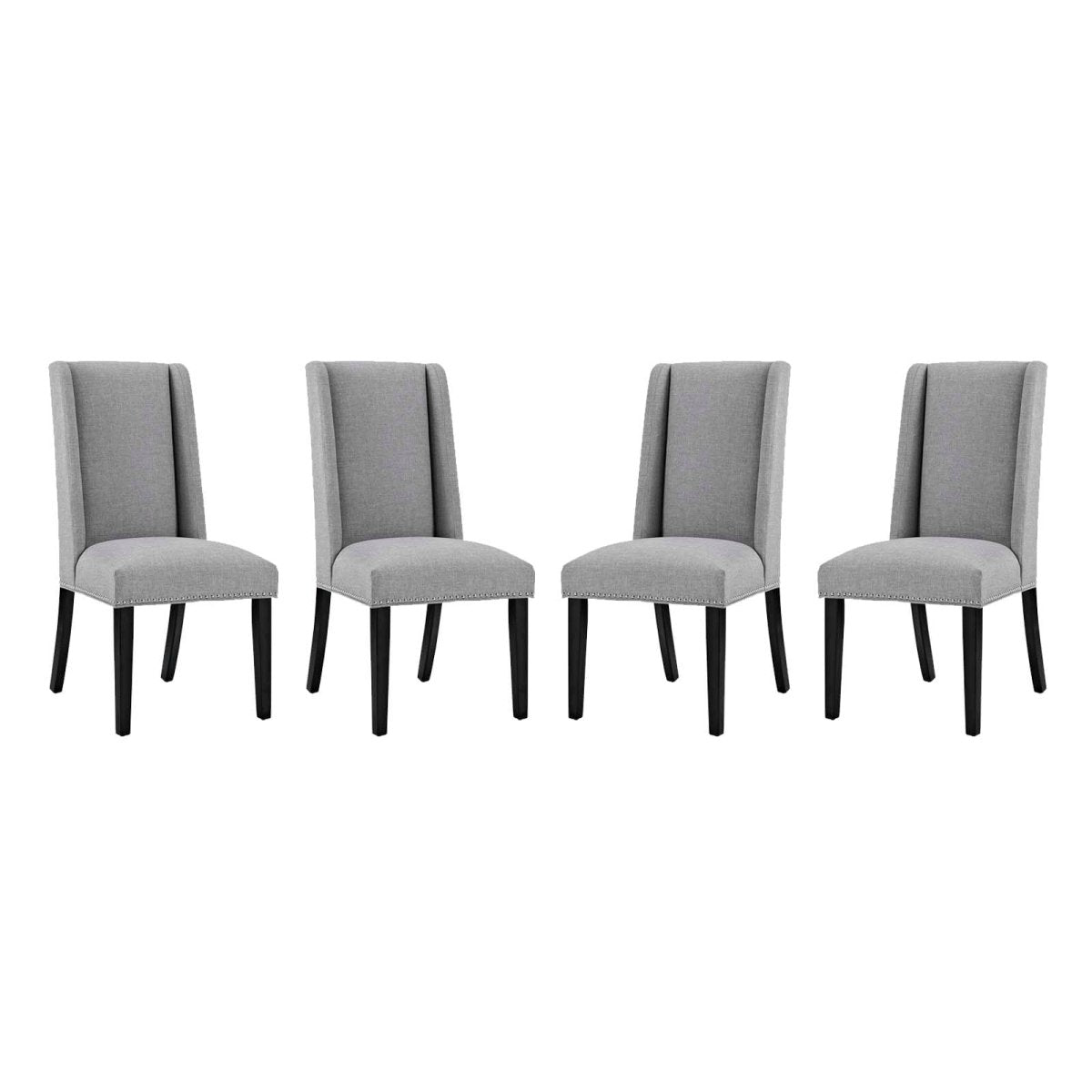 Baron Kitchen And Dining Fabric Chair Set Of 4 - Dining Room Chair Sets - BUILDMYPLACE