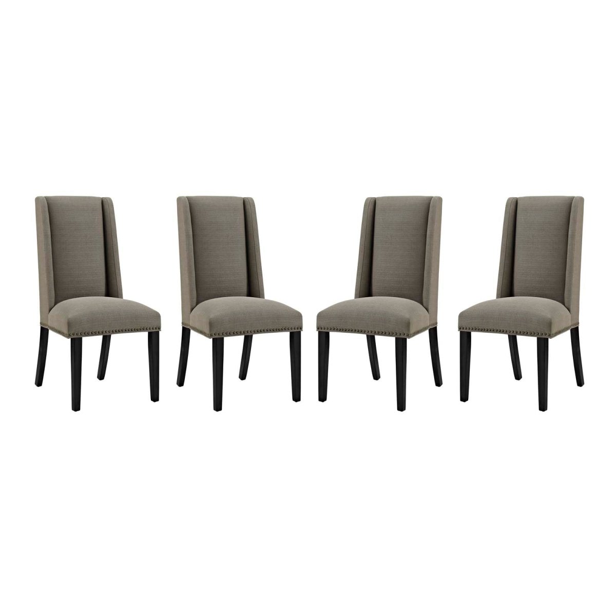 Baron Kitchen And Dining Fabric Chair Set Of 4 - Dining Room Chair Sets - BUILDMYPLACE