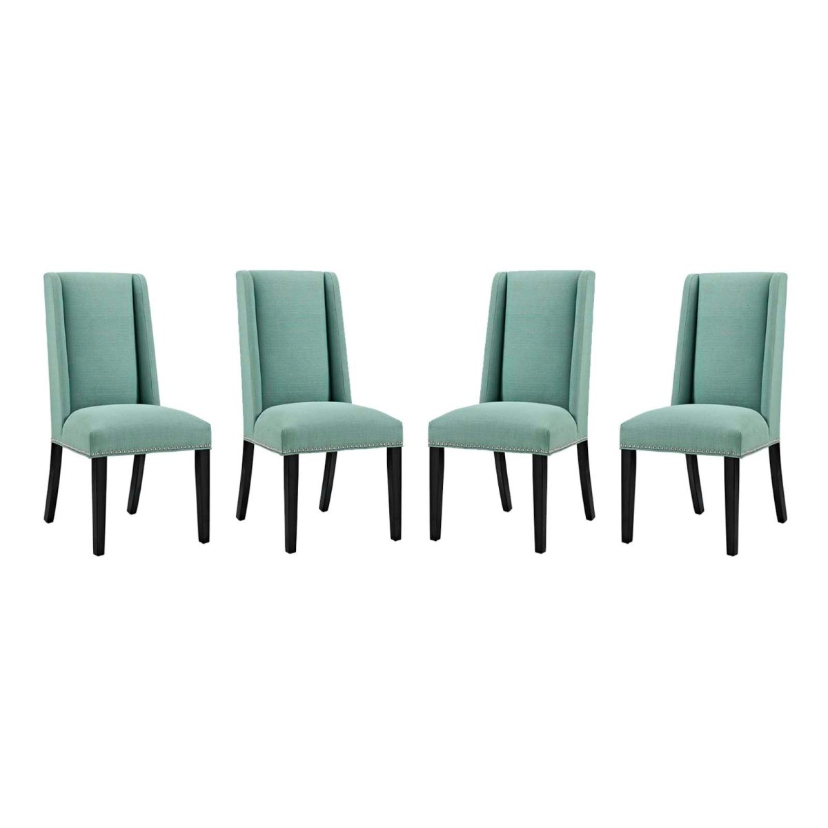 Baron Kitchen And Dining Fabric Chair Set Of 4 - Dining Room Chair Sets - BUILDMYPLACE