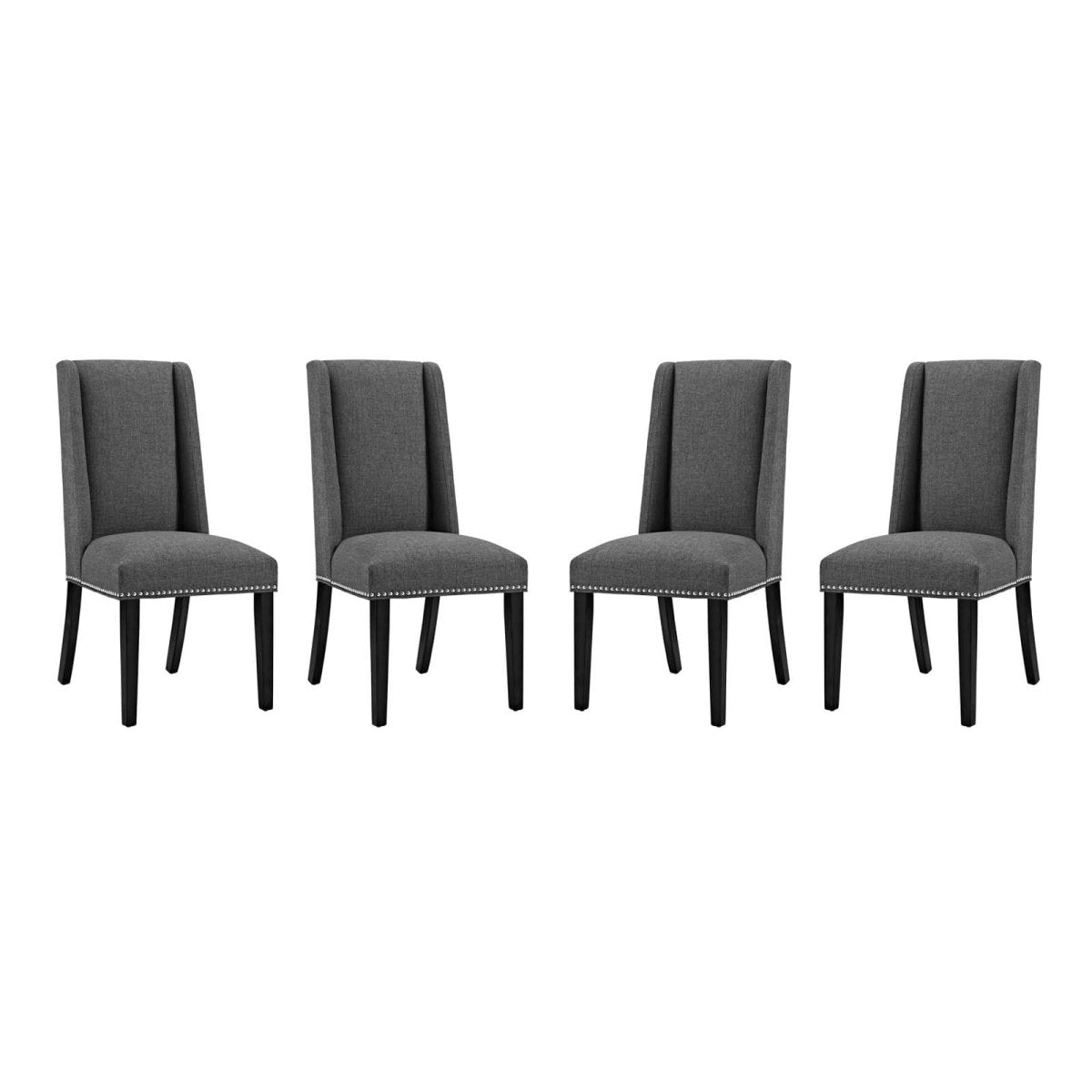 Baron Kitchen And Dining Fabric Chair Set Of 4 - Dining Room Chair Sets - BUILDMYPLACE