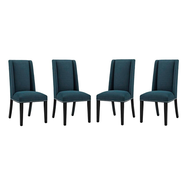 Baron Kitchen And Dining Fabric Chair Set Of 4 - Dining Room Chair Sets - BUILDMYPLACE