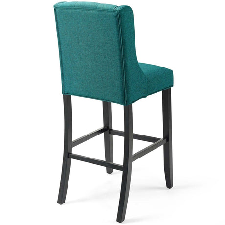 Baronet Bar Stool Upholstered Fabric Set of 2 - BUILDMYPLACE