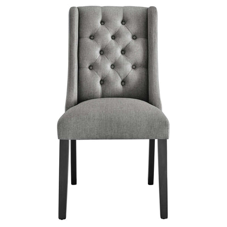 Baronet Button Tufted Fabric Dining Chair - BUILDMYPLACE