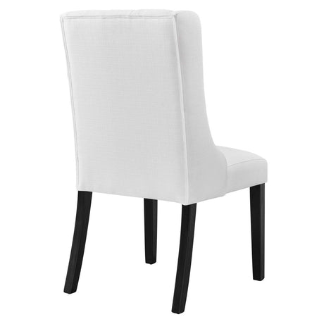 Baronet Button Tufted Fabric Dining Chair - BUILDMYPLACE