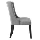 Baronet Button Tufted Fabric Dining Chair - BUILDMYPLACE