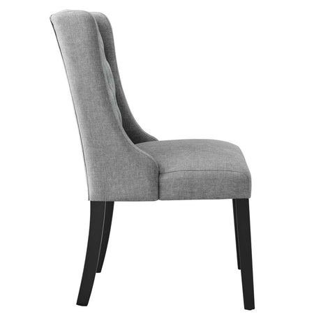 Baronet Button Tufted Fabric Dining Chair - BUILDMYPLACE