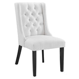 Baronet Button Tufted Fabric Dining Chair - BUILDMYPLACE
