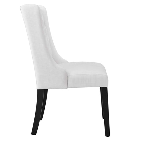 Baronet Button Tufted Fabric Dining Chair - BUILDMYPLACE