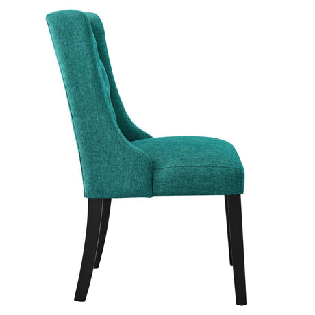 Baronet Button Tufted Fabric Dining Chair - BUILDMYPLACE
