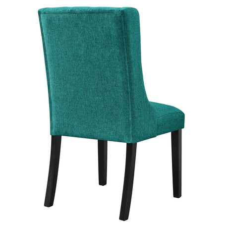 Baronet Button Tufted Fabric Dining Chair - BUILDMYPLACE