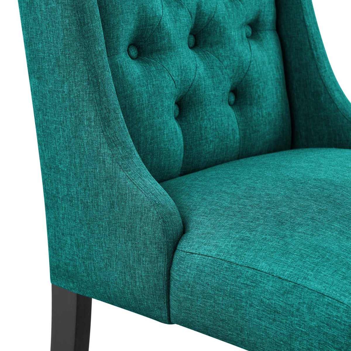 Baronet Button Tufted Fabric Dining Chair - BUILDMYPLACE