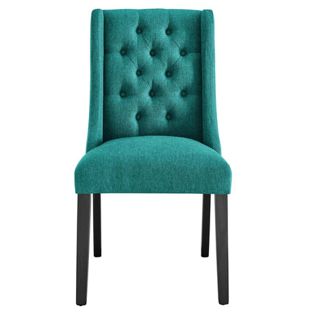 Baronet Button Tufted Fabric Dining Chair - BUILDMYPLACE