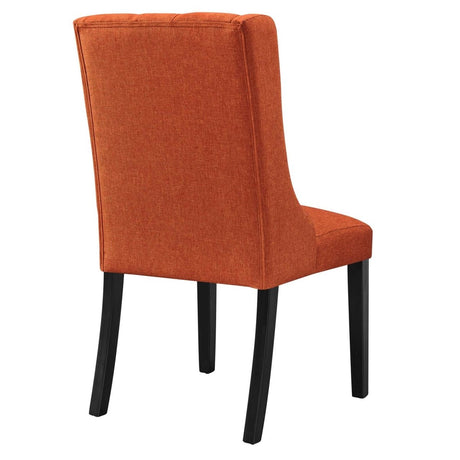 Baronet Button Tufted Fabric Dining Chair - BUILDMYPLACE