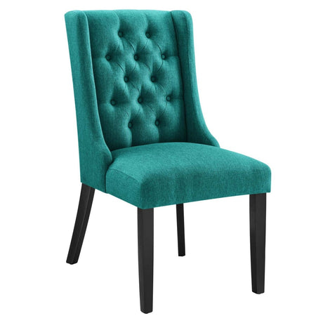 Baronet Button Tufted Fabric Dining Chair - BUILDMYPLACE