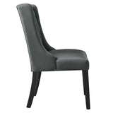 Baronet Button Tufted Vegan Leather Dining Chair - BUILDMYPLACE