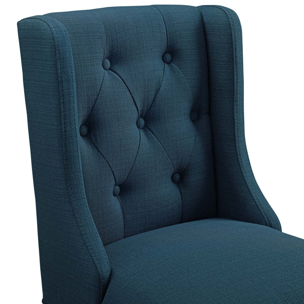 Baronet Counter Bar Stool Upholstered Fabric Set of 2 - BUILDMYPLACE