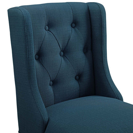 Baronet Counter Bar Stool Upholstered Fabric Set of 2 - BUILDMYPLACE