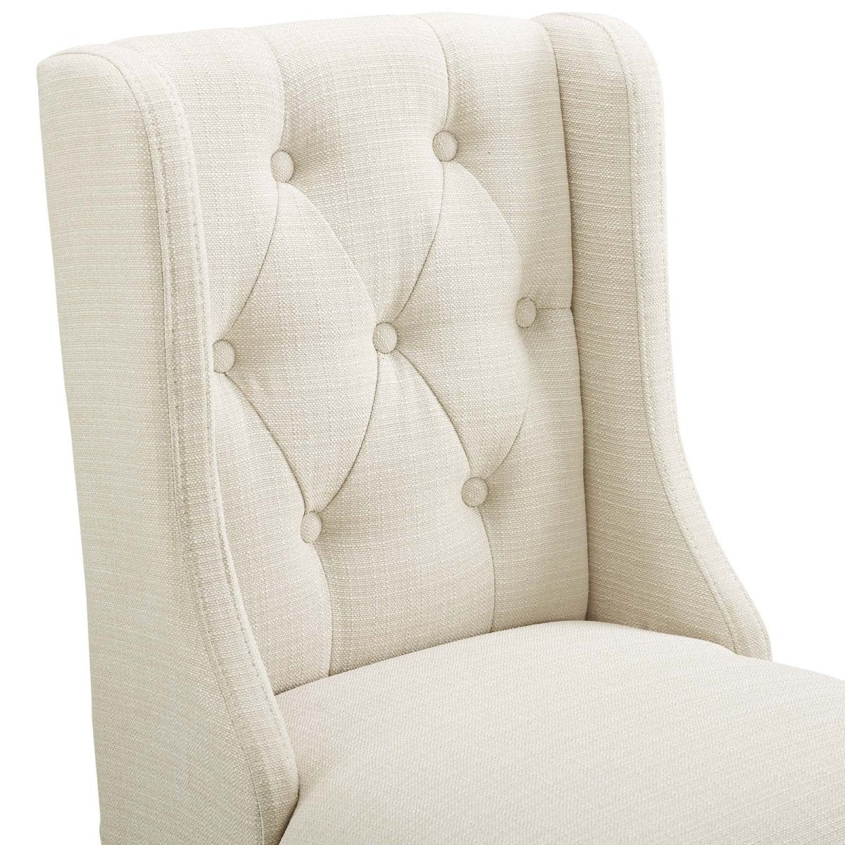 Baronet Counter Bar Stool Upholstered Fabric Set of 2 - BUILDMYPLACE