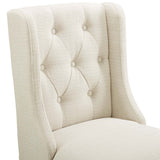 Baronet Counter Bar Stool Upholstered Fabric Set of 2 - BUILDMYPLACE
