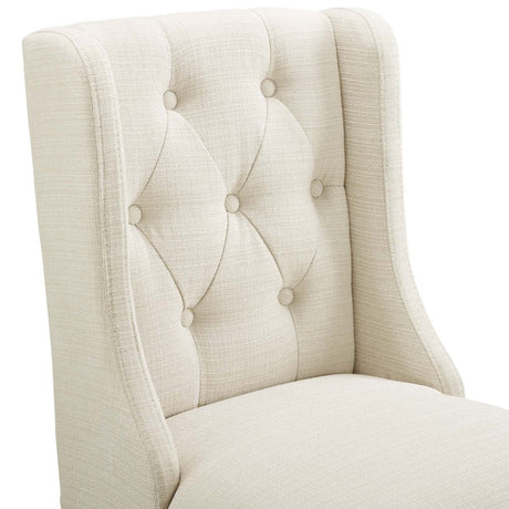 Baronet Counter Bar Stool Upholstered Fabric Set of 2 - BUILDMYPLACE