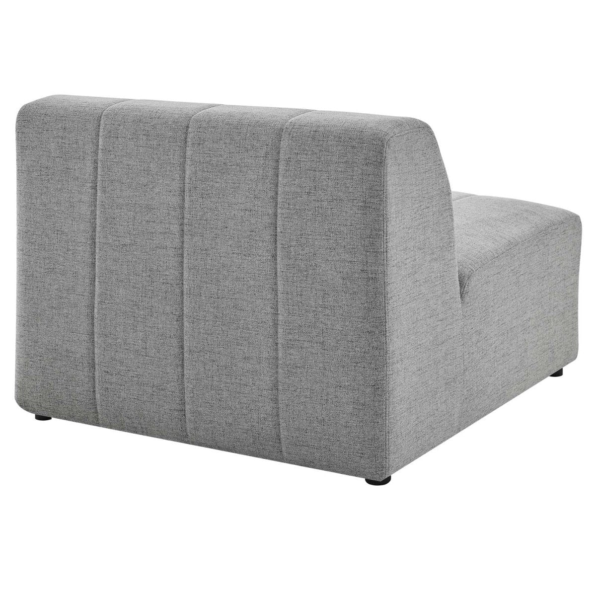 Bartlett Upholstered Fabric Armless Chair - BUILDMYPLACE