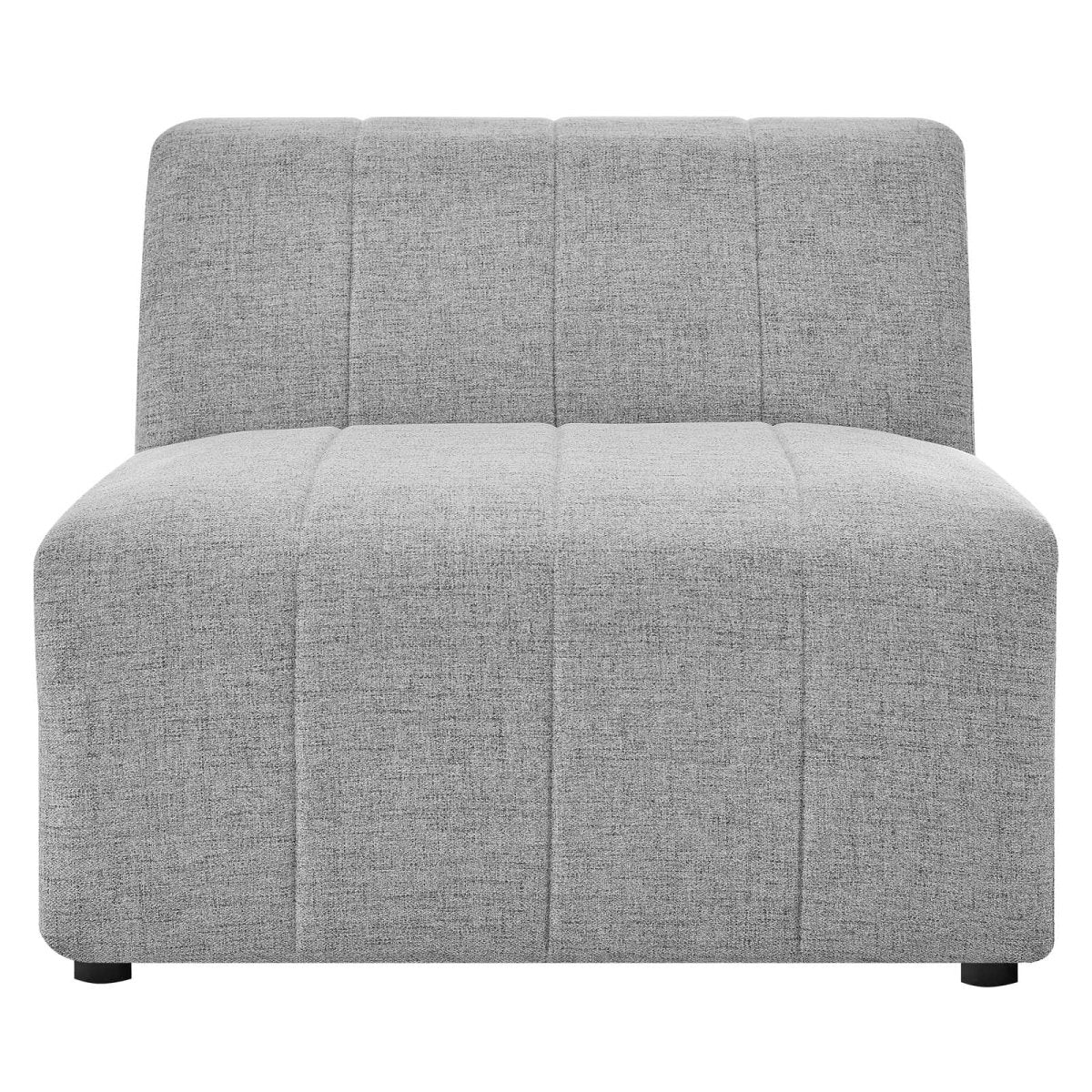 Bartlett Upholstered Fabric Armless Chair - BUILDMYPLACE