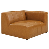 Bartlett Vegan Leather 6 - Piece Sectional Sofa - BUILDMYPLACE