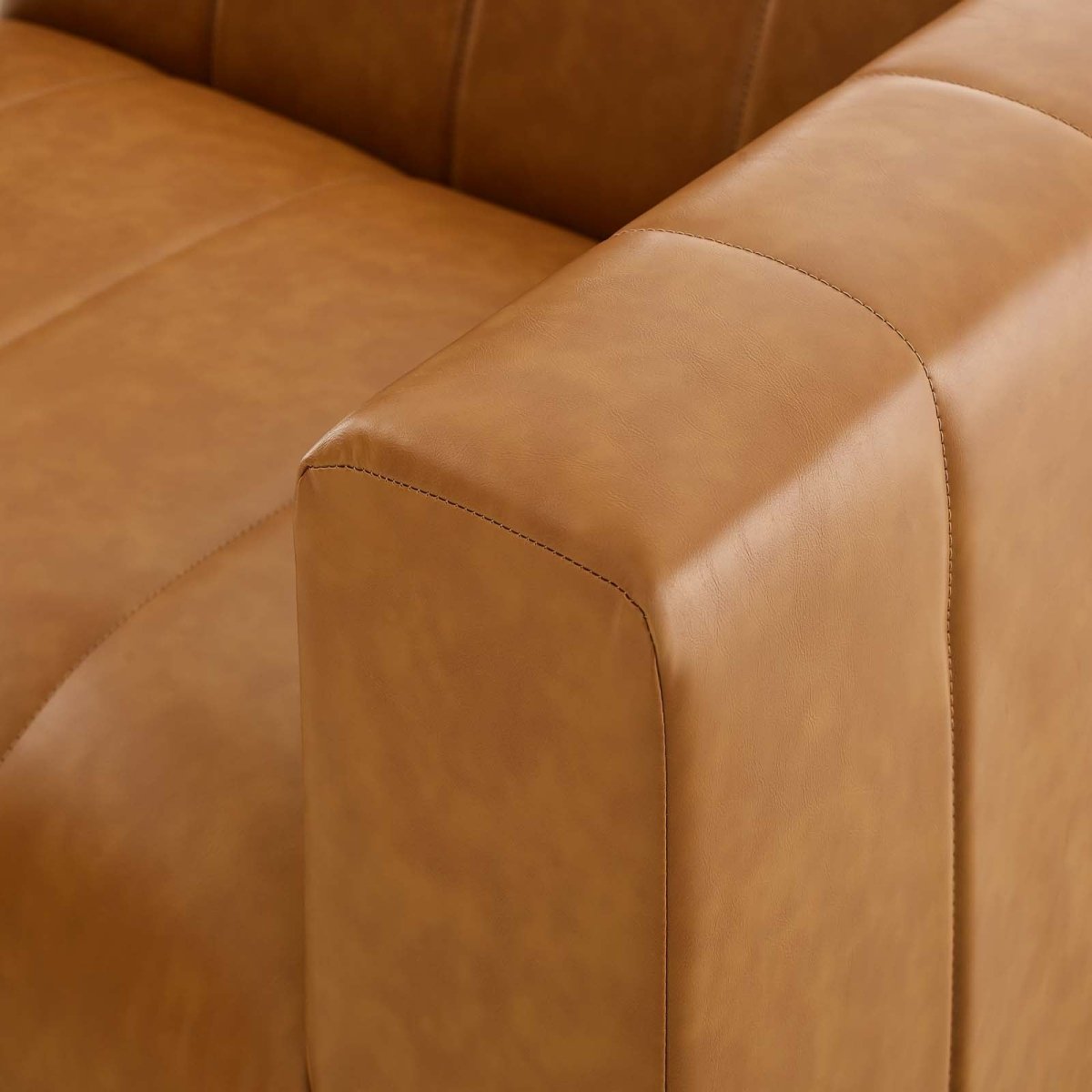 Bartlett Vegan Leather 6 - Piece Sectional Sofa - BUILDMYPLACE