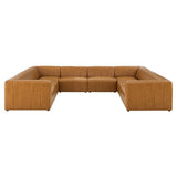 Bartlett Vegan Leather 8 - Piece Sectional Sofa - BUILDMYPLACE