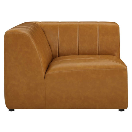 Bartlett Vegan Leather Corner Chair - BUILDMYPLACE