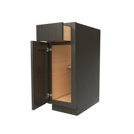 Base Cabinet, Handicap | 12W x 32.5H x 24D | RTA Luxor Smoky Grey - BUILDMYPLACE