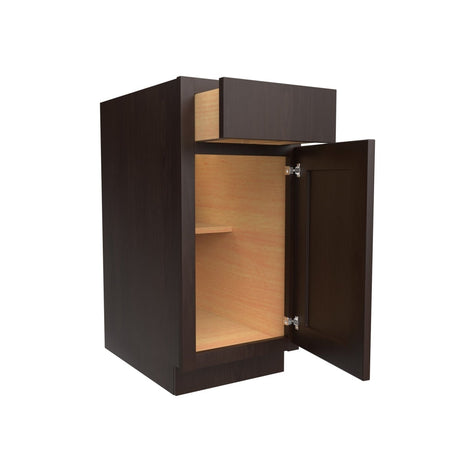 Base Cabinet, Handicap |15"W x 32.5"H x 24"D - RTA Luxor Espresso - BUILDMYPLACE