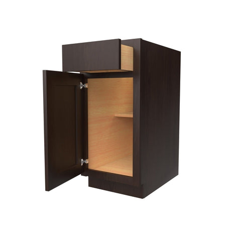 Base Cabinet, Handicap |15"W x 32.5"H x 24"D - RTA Luxor Espresso - BUILDMYPLACE