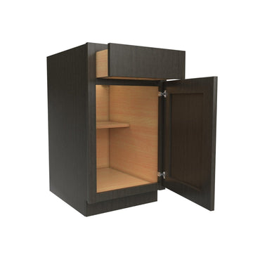 Base Cabinet, Handicap | 18W x 32.5H x 24D | RTA Luxor Smoky Grey