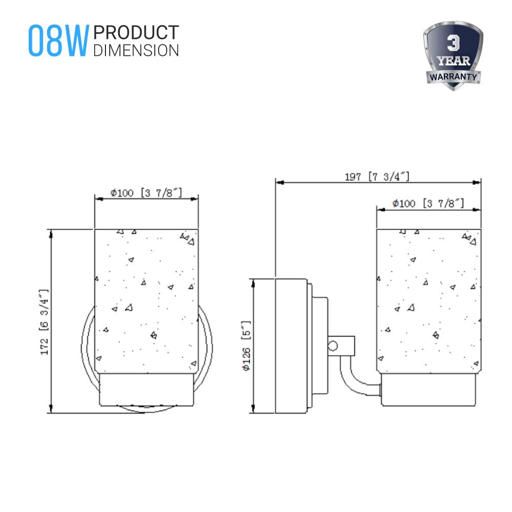 Bathroom Light Fixtures, 4000K, Dimmable, Brushed Nickel Finish, Wall Mount, Damp Location, Vanity Lighting - BUILDMYPLACE